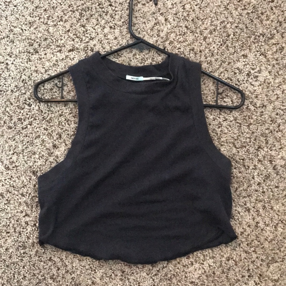 Urban Outfitters black cropped tank top